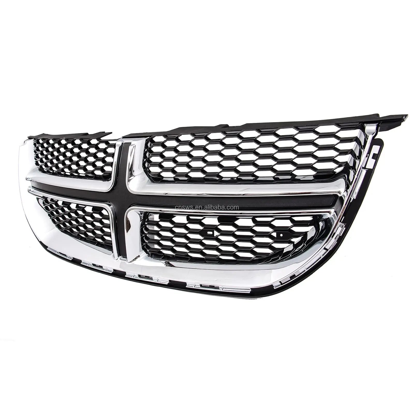 product front grille grill matte for 2010 2015 dodge grand caravan front black with chrome oem 68088969ac-36