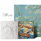 Painting Gift Box With Brush Paint Set Famous Painting Vincent Van Gogh Art Works Diy Set Home Decor