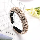 Hair European Luxury Baroque Women Hair Bands Full Crystal Beads Headbands Bling Crystal Rhinestone Headbands