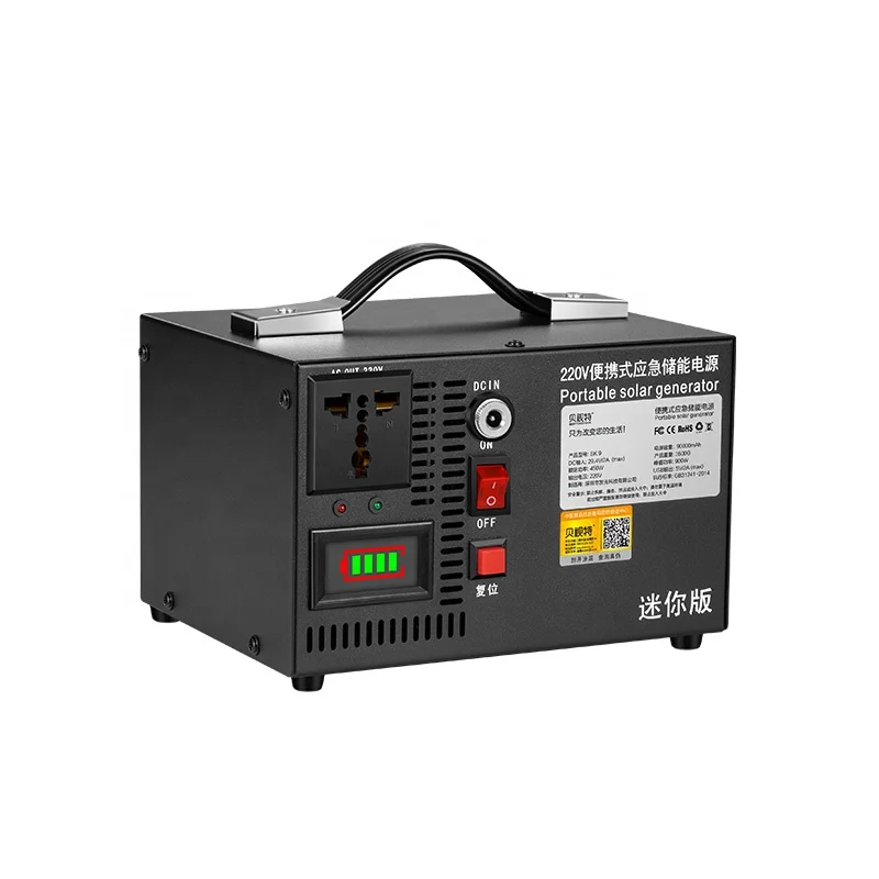 50000mAh/185Wh Power Portable Generator DC/AC Power Inverter W/ AC & USB Outputs 
