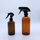 Colored Spray Bottles Sprayer 240ml 500ml Ember Colored Cleaner Trigger Spray Bottles With Sprayer Nozzle