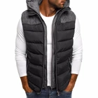 Warm Vest Quality Outdoor Warm Winter Clothes Down Padding With Pocket Sports Padded Vest Jacket For Men