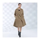Coats High Quality Cashmere Fabric Jacket Classic Pattern Outwear Ladies Fashion Trend Wool Coats