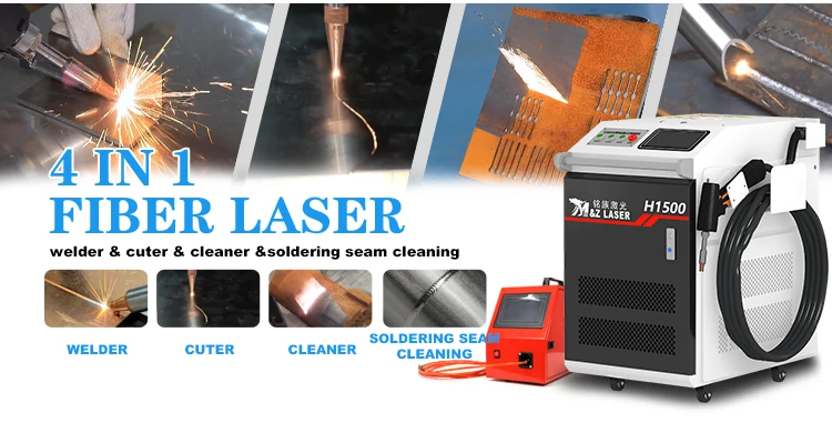 laser 3 in 1 cutting welding cleaning machine