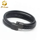 Bracelet Leather Exquisite Jewelry Bracelet Wholesale Custom Braided Leather Bracelet Men