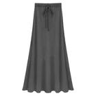 Skirt Fall Split Skirt Female Plus Size 6xl Solid Color Strap A-line Skirt Slim Long Skirt