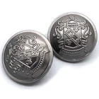 Custom Logo Embossed Sewing Botone For Clothing Garment Accessories 40mm Stone Shank