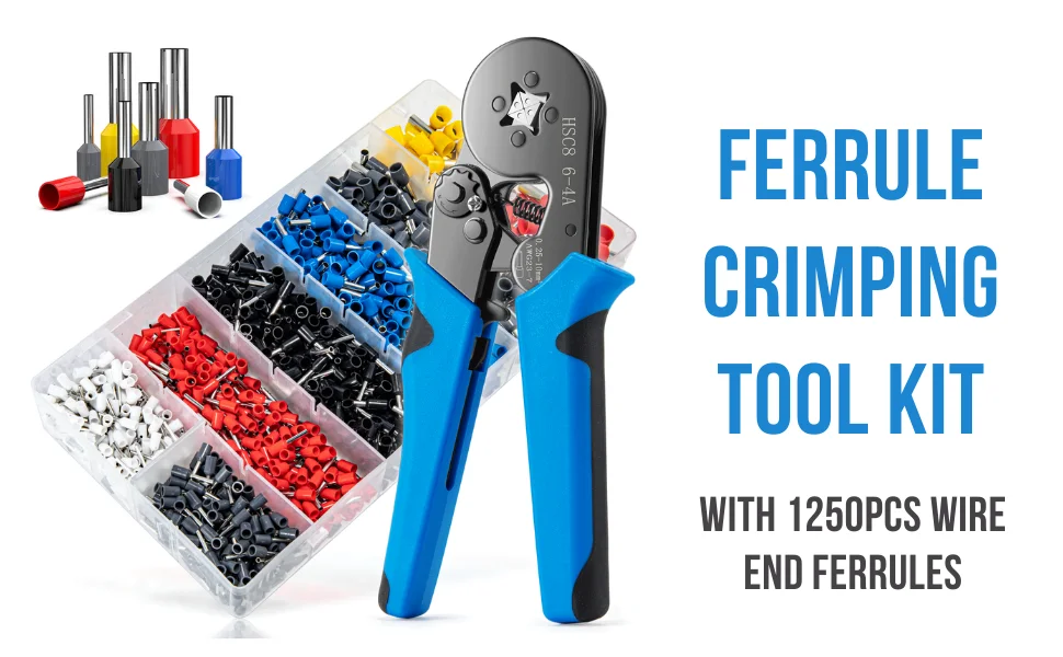 Ferrule Crimping Tool Kit Wire Ferrule Kit With Pcs Wire End