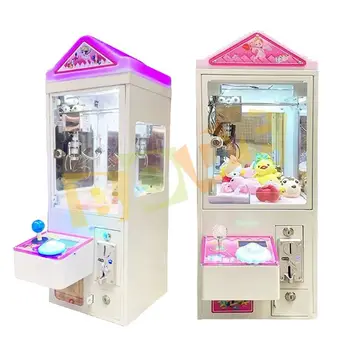 New Coin Operated Mini White Claw Machine Plush Toy Claw Crane Boutique Small Gift Vending Game Machine For Sale