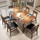 Wood Furniture Wood Legs Dining Leather Chair For Restaurant Furniture