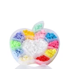 Button Black Colorful Baby Crawling Suit Plastic Snap Button White Black Snap Button For Custom Garments Accessories
