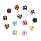 Wooden Beads For Wholesale 16mm Multicolor Handmade DIY Ornaments Lattice Wooden Beads For Decor