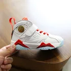 Shoes Kids Air Sport Shoes Boys Sneakers Shoes Comfortable Fabric Lace Up Basketball Shoes