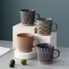 Ceramic Retro Ceramic Mug Nordic Style Retro Stoneware Ceramic Water Cup Ceramic Coffee Mug