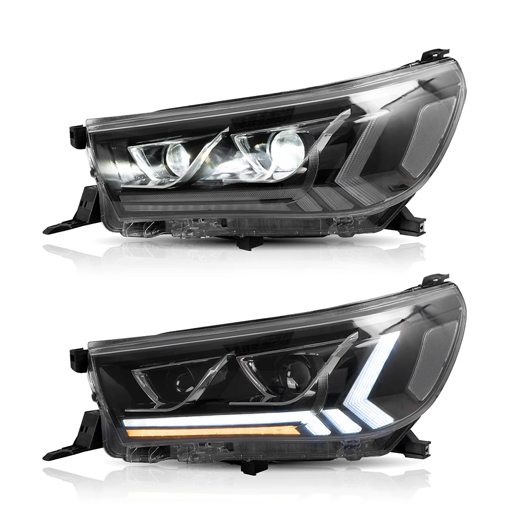 product headlight head light led headlights head lamp for toyota hilux vigo headlamp 2016 2019 pick up head lights plug and play-6