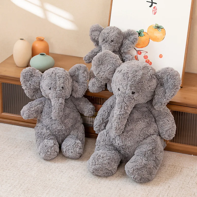 Customize lovely stuffed elephant plush toy elephant hugging plush toy animal doll for kids