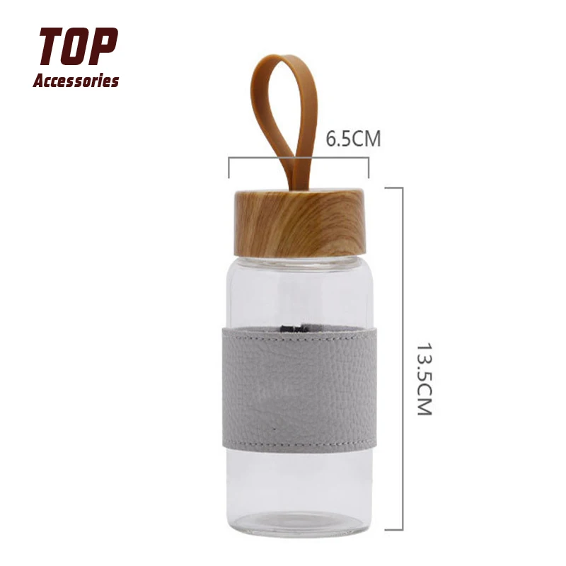 Ins Style Coffee Cup Glass Mug Sleeves Cups Tableware Leather Cup Holders