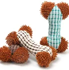 Cheap Plush Cheap Pet Plush Personalized Cat Puzzle Safe Chew Bone Durable Teething Interactive Dog Toys