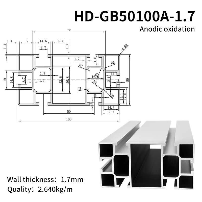 Industrial Assembly Line Automation Equipment 50100 Industrial Aluminum Profile Such As Workbench, Conveyor Belt factory