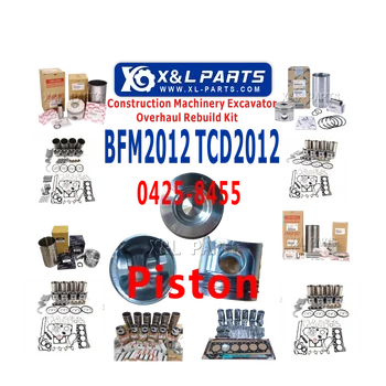 Construction Machinery X&L Parts  Piston 0425-8457 0450-1366 0425-8367 0425-8455 0425-8456 0450-1357 for Deutz BFM2012 TCD2012