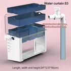 Ultra Silent Water Curtain Filter Box Turtle Tank Hanging Drip Aquarium Fish Tank Water Filter