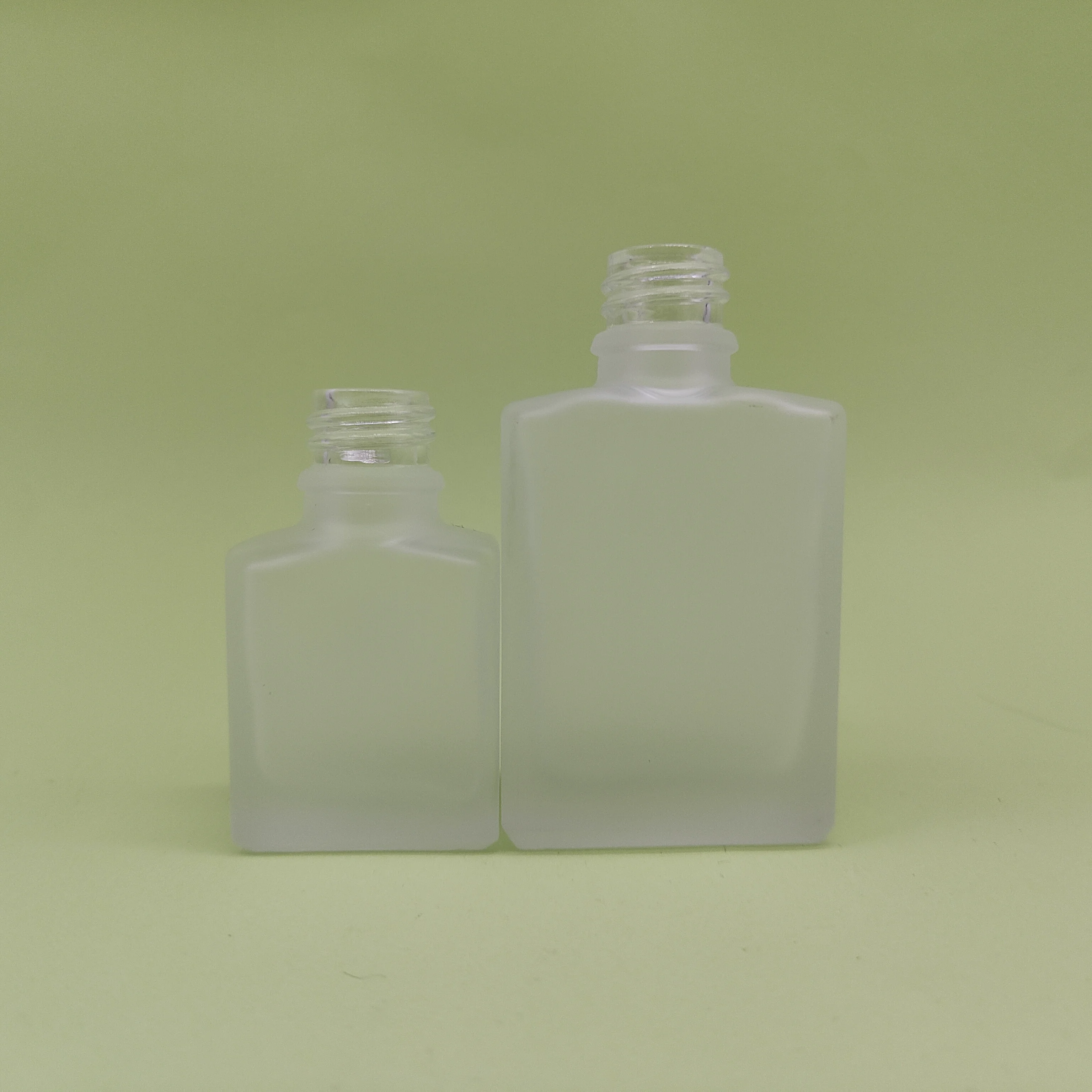 30ml wholesale frosted glass bottle glass perfume bottle square essential oil bottle-25