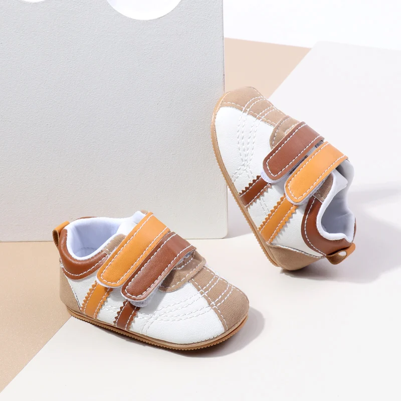 Wholesale Hook&loop Unisex Toddler Baby Sneakers Casual Boys Girls Baby Shoes Spring Autumn BXC4156 details
