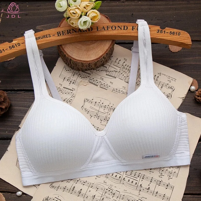 Cotton Young Girls Kid Underwear For Sport Wireless Small Training Puberty Bras 