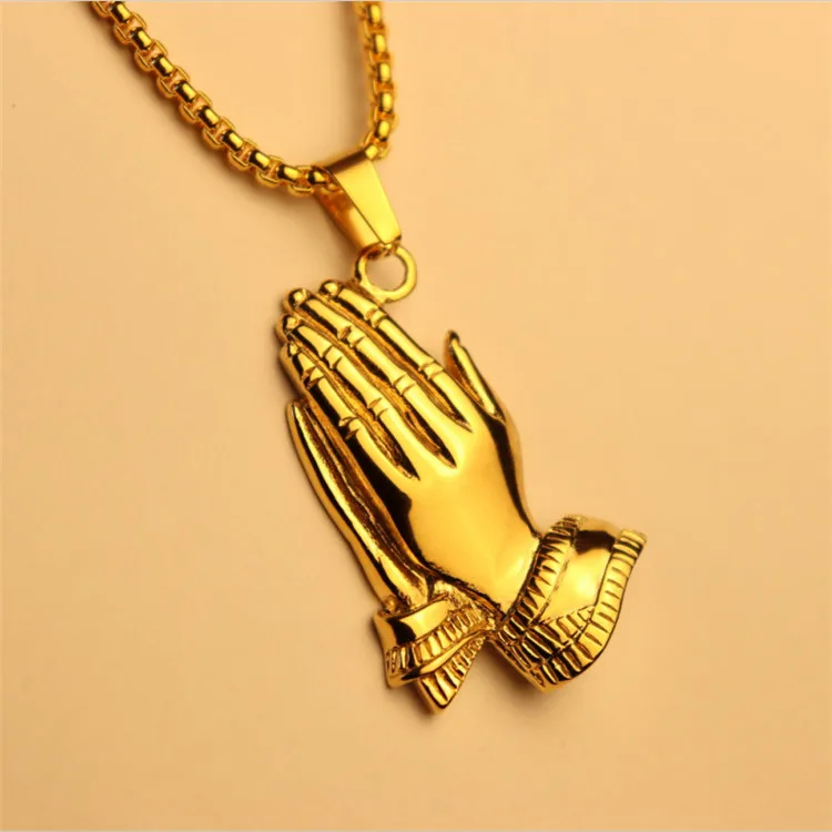 New Stainless Steel Prayer Pendant Necklace Bergamot Gold Necklaces Jewelry  Accessories Wholesale Men Chain - Buy Gold Necklaces,Necklaces Jewelry,Pendant  Necklace Product on Alibaba.com