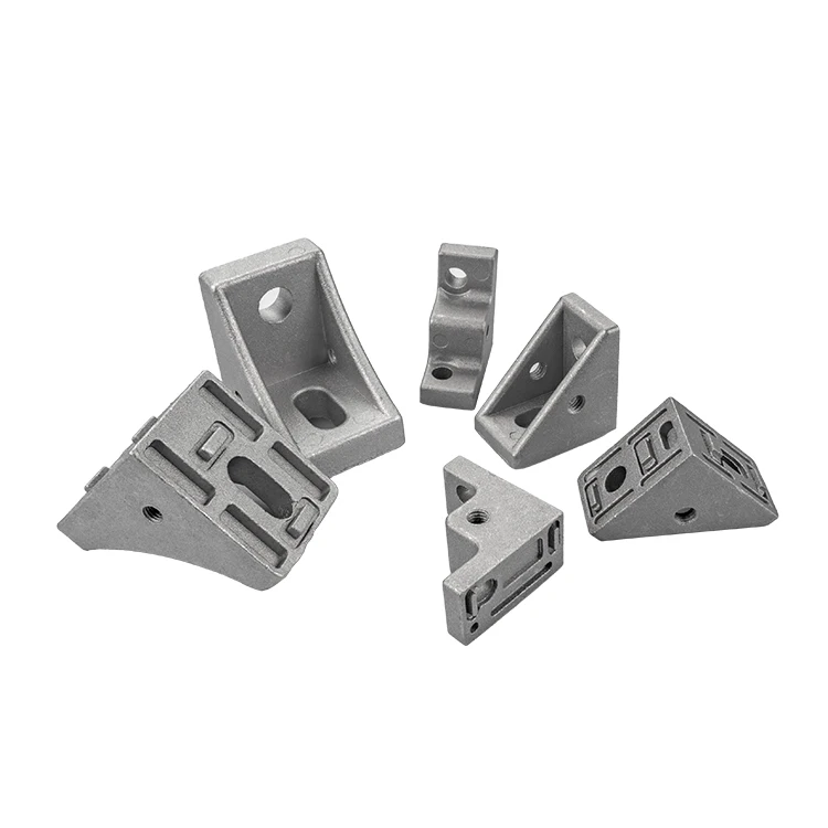 2020/030/4040 Die Cast Aluminum Corner Code Acrylic Board Fastening Connector Panel Installation Bracket Accessories manufacture