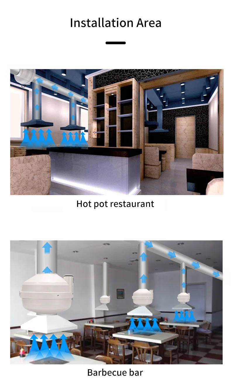 Flow Ventilation Air Extractor, 220 V, Plastic - detail 16