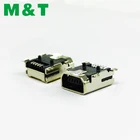 5 Pin Usb MTCONN 5 Pin Micro Usb Connector Female SMT Type Used For Charger