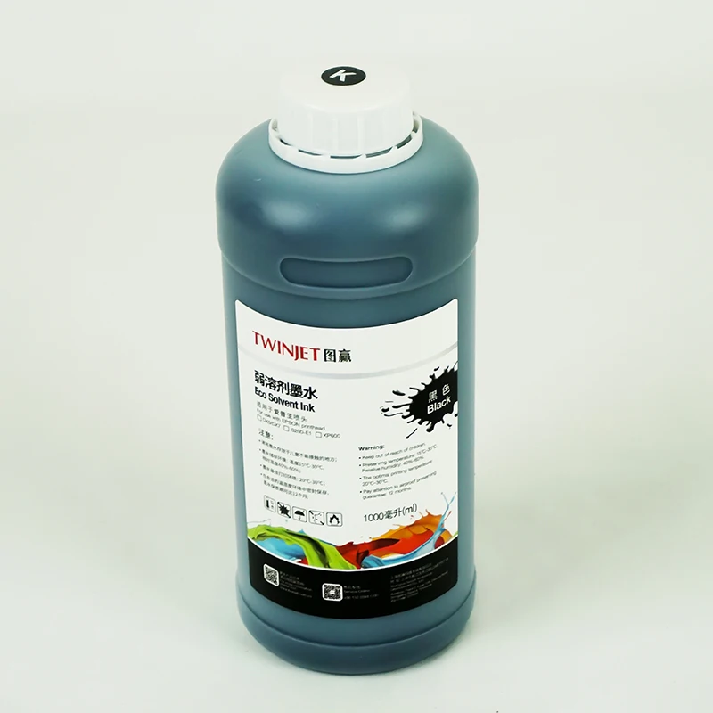 1000ml Ink Ecosolvent For Eco Solvent Printer Eps I3200 E1 Printhead