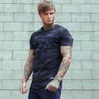 T-shirts China Professional Manufacture Pure Color Casual Gym T-shirts Custom