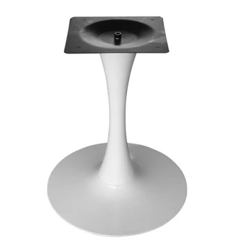 Durable table base metal Saarinen Tulip Table base white Indoor Trumpet Trestle Table leg