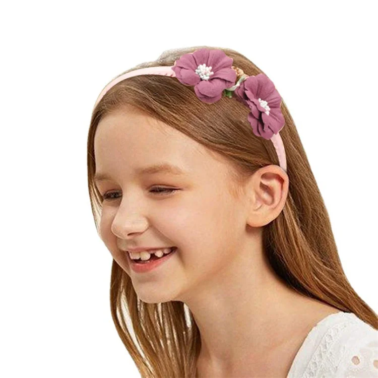 Newest Style Sweet Flowers Hairband Kids Hair Hoop Headband For Children Hair Decoration