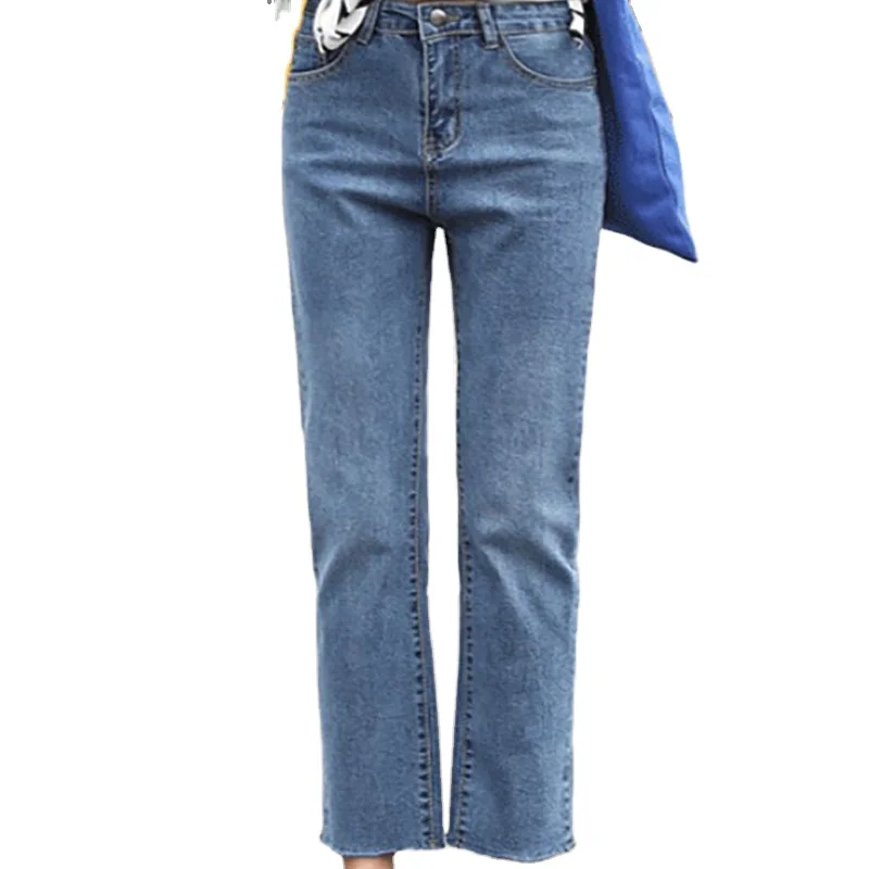 Fashion Skinny Light Blue Denim Pants 