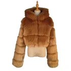 Jackets 2021 New Winter New Arrivals Fashion Ladies Warm Faux Fur Short Jackets Winter Coat Women