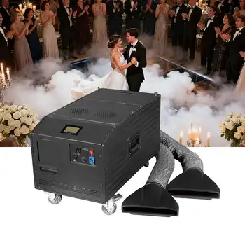 3000W Low Fog Machine Heavy Ground Smoke Output Water Base Floor Cloud Creator Dmx Feature Stage Wedding Event System