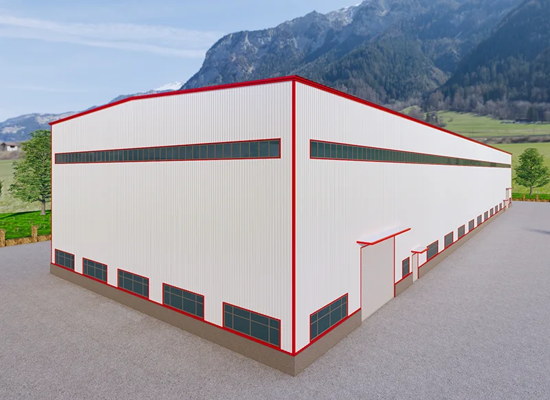 Custom Design Steel Building Structure Warehouse From China for Storage factory