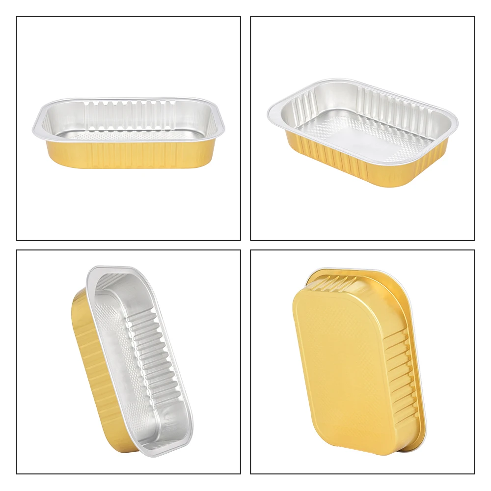 product c345 crease free eco friendly foil pan wrinkle proof baking pan recyclable foil pan for sustainable catering-6