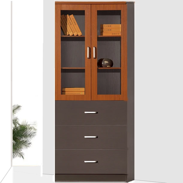 Red Cherry MDF File Cabinet Office Furniture Hotel Apartment Project Decoration