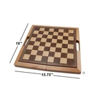 Promotional Chess Set Game Promotional High End Luxury 3 In 1 Wooden Folding Checkers And Chess Board Table Games Set