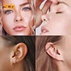 Jewelry Surgical Steel Nose Ring Jewelry Hip Hop Stainless Steel Piercing Magnetic Faux Septum Nose Rings