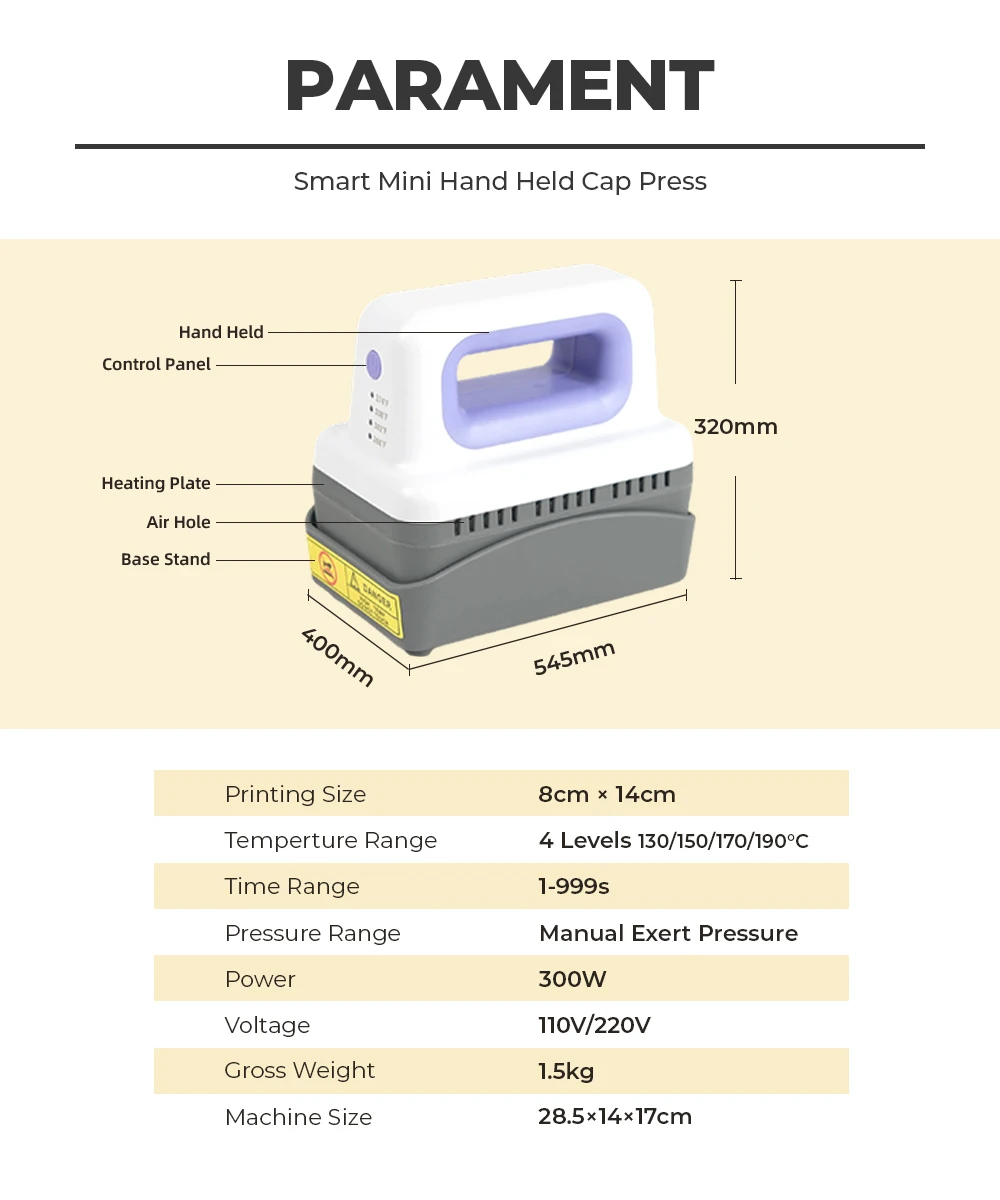 Portable Cap Press