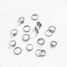 Snake Ring Rings Vintage Snake Moon Sun Ring 16 PCS Finger Jewelry Rings Set