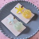 Shell Clip Hair Clip Designer Transparent Color Shell Starfish Shape Hair Accessories Jelly Hair Clip