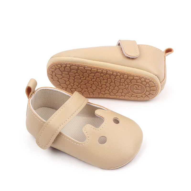 Spring and Autumn New Female Baby Shallow Mouth Hole Baotou Baby Soft Sole Walking Shoes manufacture