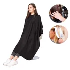 Hair Cape Hair Cape Custom Print Logo Polyester Hair Salon Black Hairdressing Barber Cape