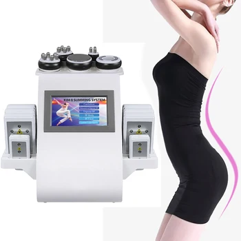 Best selling fat removal rf vacuum kim 8 slimming system 40k 6 in 1 cavitation machine/40k cavitation body machine